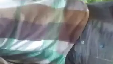 Outdoor hardcore village sex fun with innocent teen girlfriend