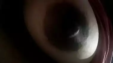 Fatty Indian woman wants to be a porn model so she exposes her melons