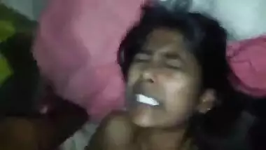 Aunty fucking hard by husband she is crying