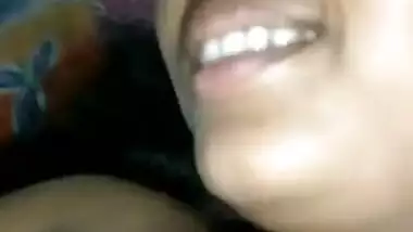 Before sex joyful Desi gal with bush has her XXX tits touched by BF