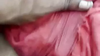 Desi young pussy eats big dick outdoors