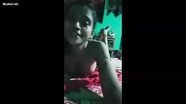 hot girl selfie video