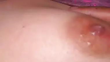 Sleeping girlfriend boob press by horny boyfriend