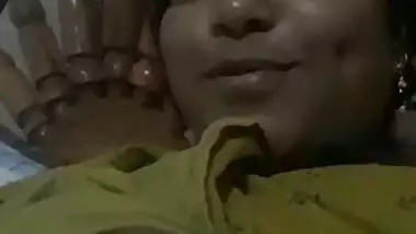 Desi Malayali wife milking boobs video
