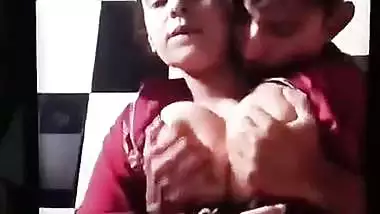 TikTok influencer squeezes his GF’s juicy boobs on camera