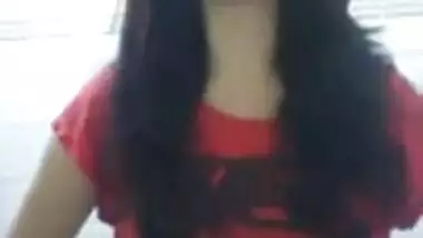 Desi girl showing boobs to her boyfriend