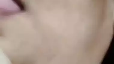 Huge boobs Indian aunty crushing her breast MMS
