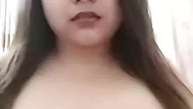 Chubby tanker maal huge boobs showing on video call