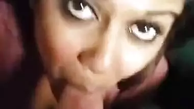 NRI girl sucking her professor’s dick and balls for better marks