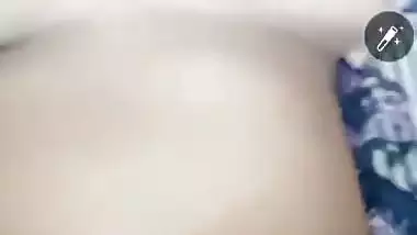 Big boobs wife sharing with husband friend on video call