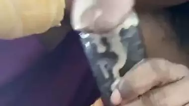 South lady licks icecream from cock in Tamil sex MMS