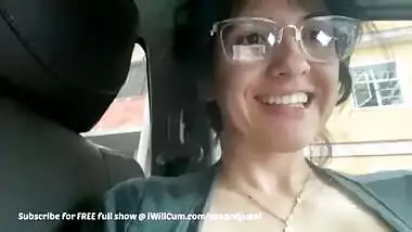 Big Breasted Indian Mom Doesnt Care if She Gets Caught Cumming in Public