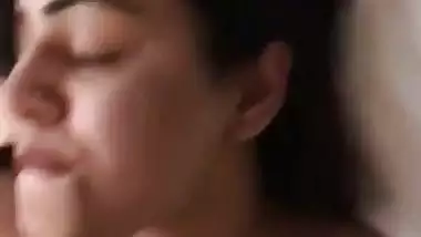 Big boob Bangali girl gives a boobjob to her lover