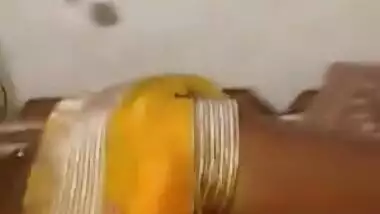 Naughty Desi guy touches GF's XXX tits making her in mood for sex