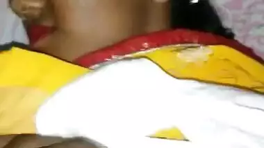 Naughty Devar plays with boobs of Bhabhi on cam
