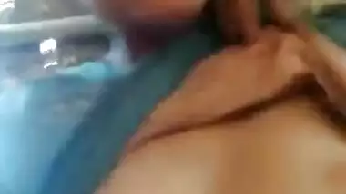 MMS video by Desi girl licking nipples is the best XXX gift for viewers