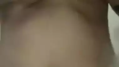 Sexy Indian Punjabi girl stripping nude on selfie cam