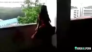 My new red dress for flashing outdoor in public, Desi mms full sex video