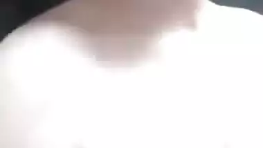 Big boobed Indian aunty naked solo