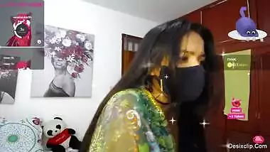 cousin only in saree teasing her brother