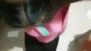 Delightful Desi chick came for business but had XXX oral sex with male