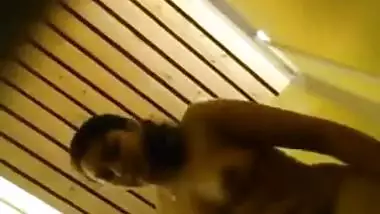 Worker set era to spy on Desi mom getting naked in the cabin