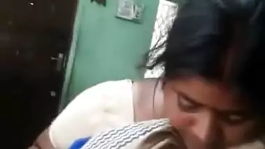 Insistent Indian man coaxes wife to flash boobs for his porn film