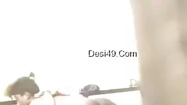 Today Exclusive- Cute Desi Girl Hard Fucked By Lover Record In