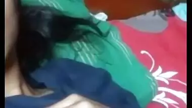 Cute Bangladeshi girl boob show on video call