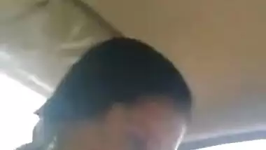 Desi female has no shame and holds XXX session with hubby in the car