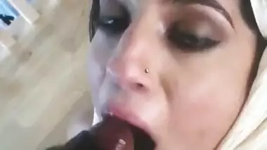 Desi Bhabhi Cum swallowing eat sperm mouth jizz tasty load
