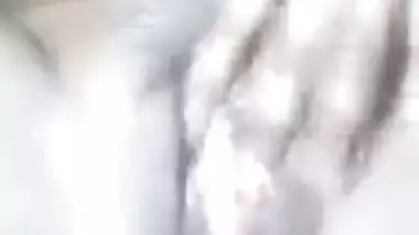 Horny Desi girl shows her XXX sweet pussy in video call sex with lover